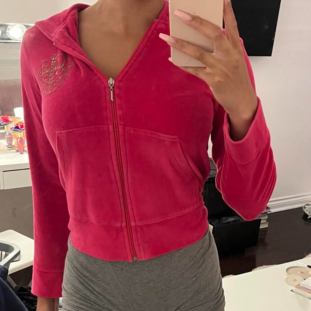 JC pink hoodie women's